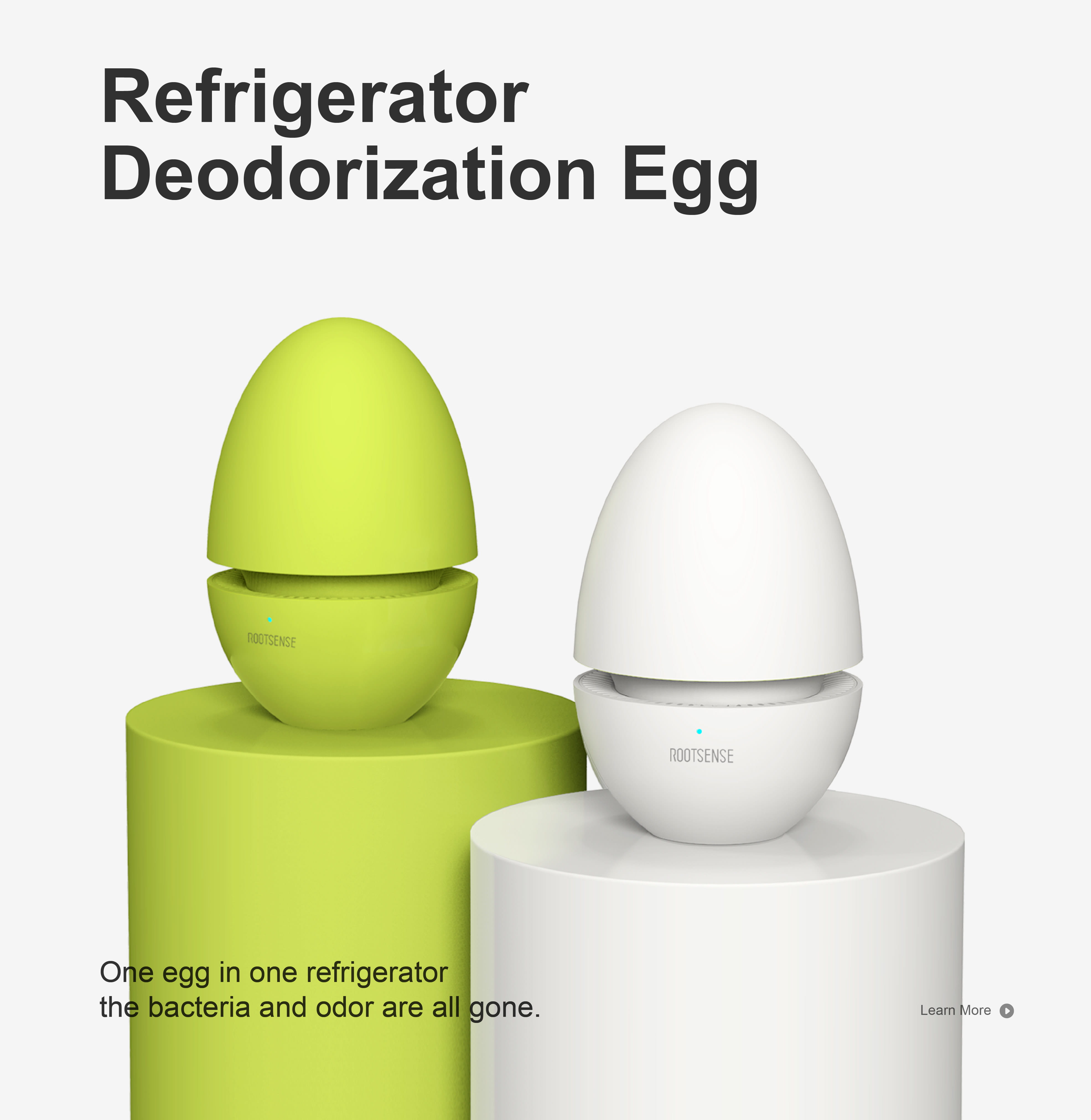 RootSense Fridge sterilizer - Food Guardian - odor elimination
